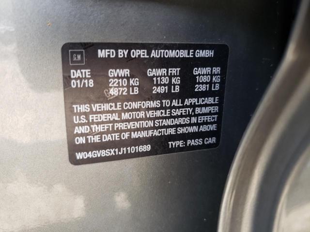 2018 BUICK REGAL TOUR W04GV8SX1J1101689