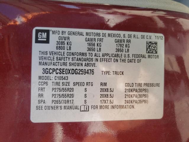 3GCPCSE0XDG259476 Chevrolet Silverado 2013. Фото: 9
