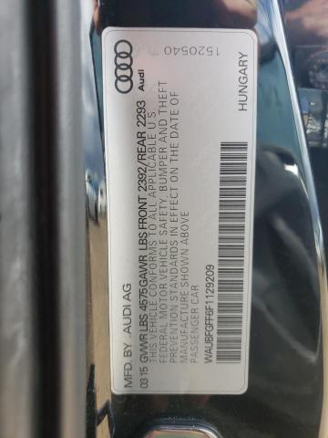 2015 AUDI S3 PREMIUM WAUBFGFF6F1129209