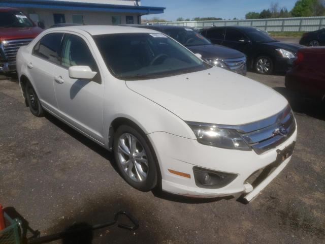 Salvage cars for sale from Copart Mcfarland, WI: 2012 Ford Fusion SE
