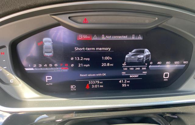 2020 AUDI S8 WAU8SAF88LN003488