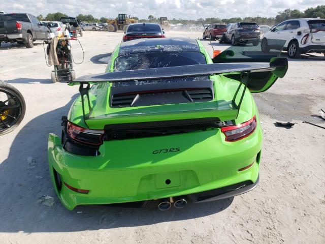 VIN WP0AF2A9XKS165430 2019 Porsche 911, Gt3 Rs no.6