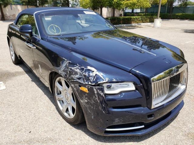 Salvage cars for sale from Copart Rancho Cucamonga, CA: 2016 Rolls-Royce Dawn