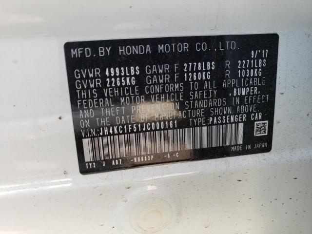 2018 ACURA RLX TECH JH4KC1F51JC000161