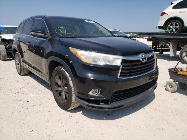 VIN 5TDKKRFH0ES034075 2014 Toyota Highlander, Xle no.1