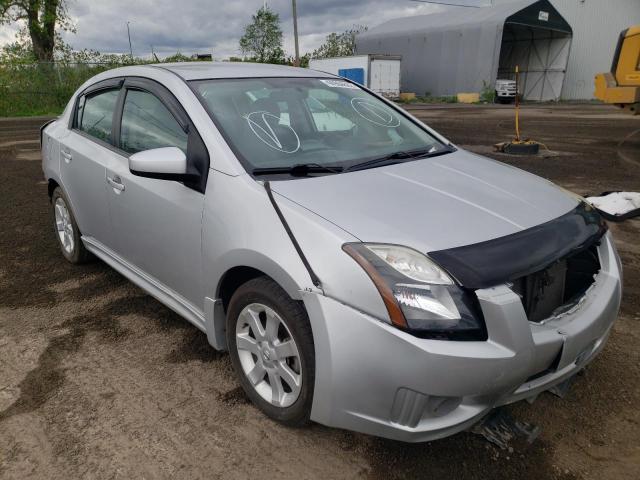 Salvage cars for sale from Copart Montreal Est, QC: 2012 Nissan Sentra 2.0
