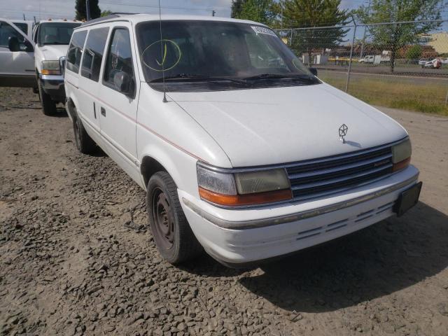 Plymouth Grand Voyager SE salvage cars for sale: 1992 Plymouth Grand Voyager SE