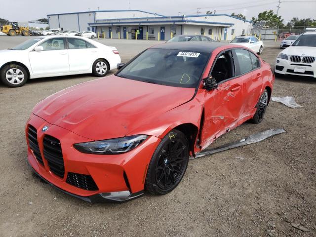 2022 BMW M3 COMPETI WBS43AY05NFM41722