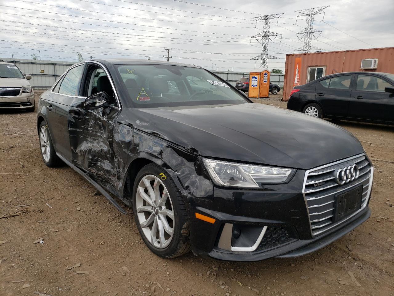 2019 Audi A4 Premium VIN: WAUDNAF46KN020257 Lot: 45250132