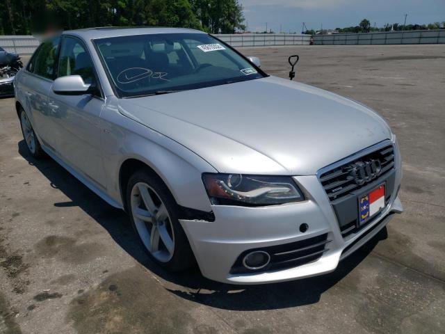 Salvage cars for sale from Copart Dunn, NC: 2012 Audi A4 Premium