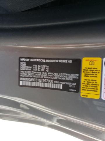 2016 MINI COOPER JOH WMWXM9C51GT997000