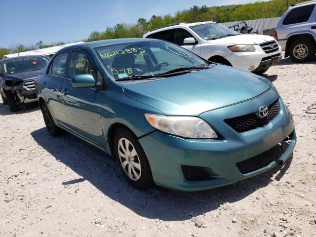Salvage cars for sale from Copart Warren, MA: 2010 Toyota Corolla BA