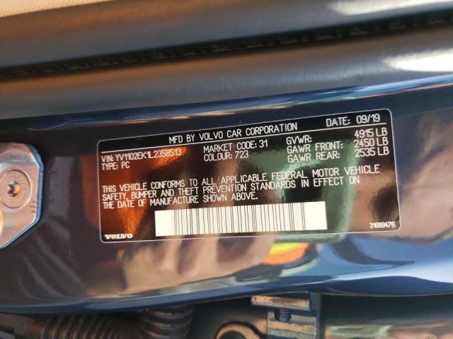 2020 VOLVO V60 T5 MOM YV1102EK1L2358513