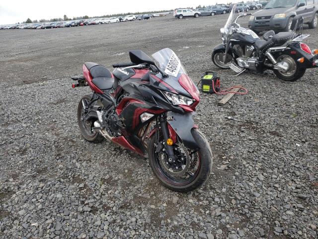 Salvage cars for sale from Copart Airway Heights, WA: 2021 Kawasaki EX650 M