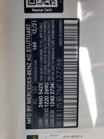 2022 MERCEDES-BENZ E 450 W1K1J5JB7NF177766