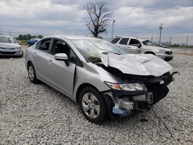 Salvage cars for sale from Copart Cicero, IN: 2015 Honda Civic LX