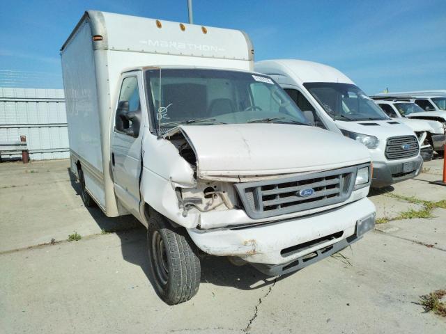 Salvage cars for sale from Copart Sacramento, CA: 2005 Ford EC Van 350