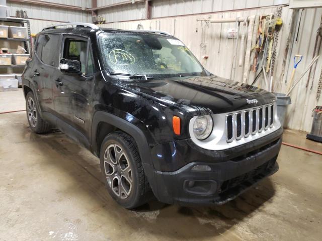 Salvage cars for sale from Copart Abilene, TX: 2016 Jeep Renegade L