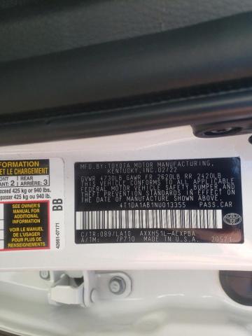 2022 TOYOTA AVALON LIM 4T1DA1AB1NU013355