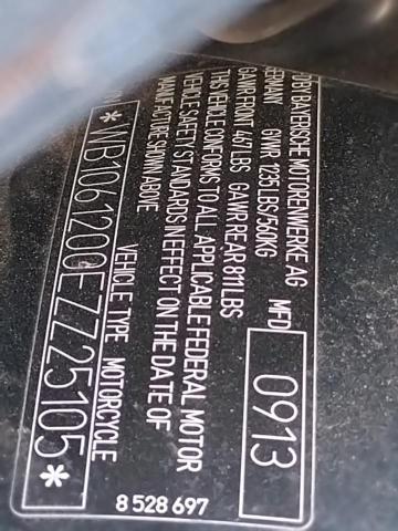 2014 BMW K1600 GTL WB1061200EZZ25105