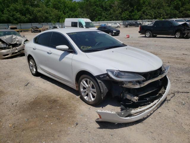 Salvage cars for sale from Copart Oklahoma City, OK: 2015 Chrysler 200 Limited