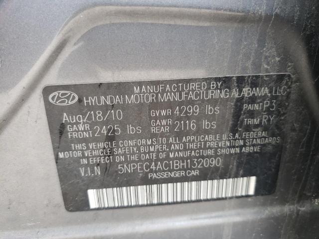 5NPEC4AC1BH132090 Hyundai Sonata Se 2011. Фото: 9