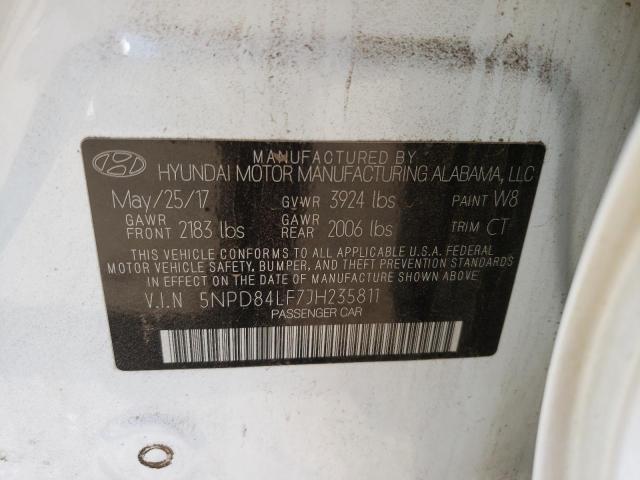 2018 HYUNDAI ELANTRA SE 5NPD84LF7JH235811