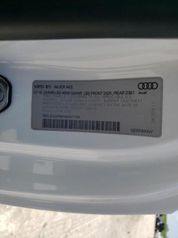 2017 AUDI A5 SPORT WAUD2AFR6HA001194