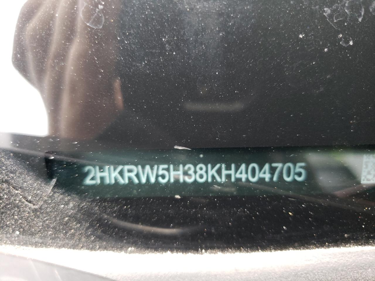 2HKRW5H38KH404705 HONDA CRV 2019