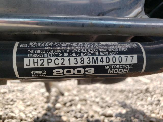 2003 HONDA VT600 CD JH2PC21383M400077