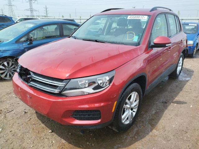 2015 VOLKSWAGEN TIGUAN S - WVGBV7AX0FW067875