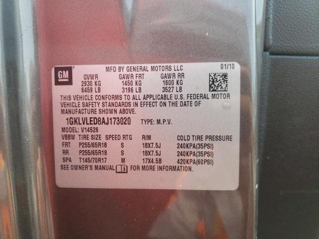 Фото: 1GKLVLED8AJ173020 - 10