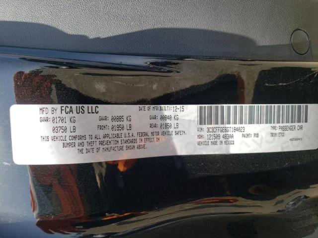 2016 FIAT UK 3C3CFFGE6GT184023