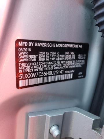 2017 BMW X4 XDRIVEM 5UXXW7C55H0U25141