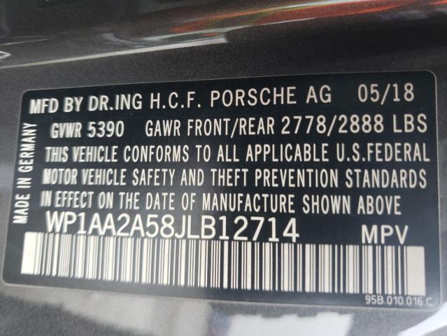 2018 PORSCHE MACAN WP1AA2A58JLB12714