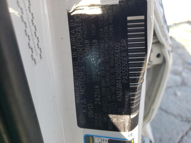 KNAGM4AD6D5056400 KIA OPTIMA HYBRID