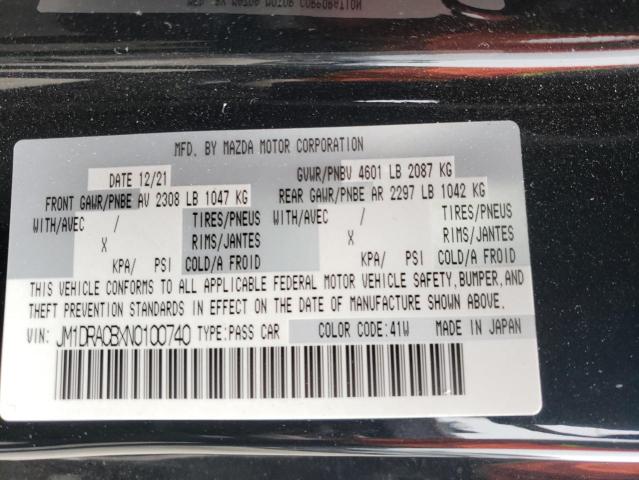 2022 MAZDA MX-30 PREM JM1DRACBXN0100740