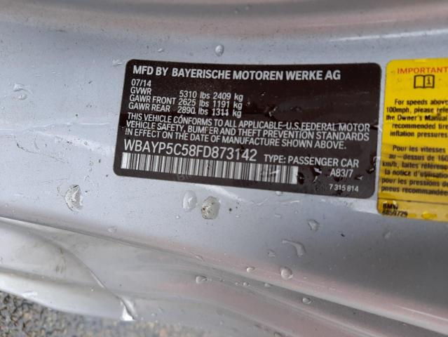 2015 BMW 640 XI WBAYP5C58FD873142