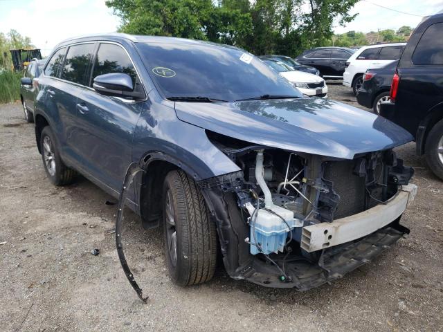 VIN 5TDJKRFHXES010443 2014 Toyota Highlander, Xle no.1