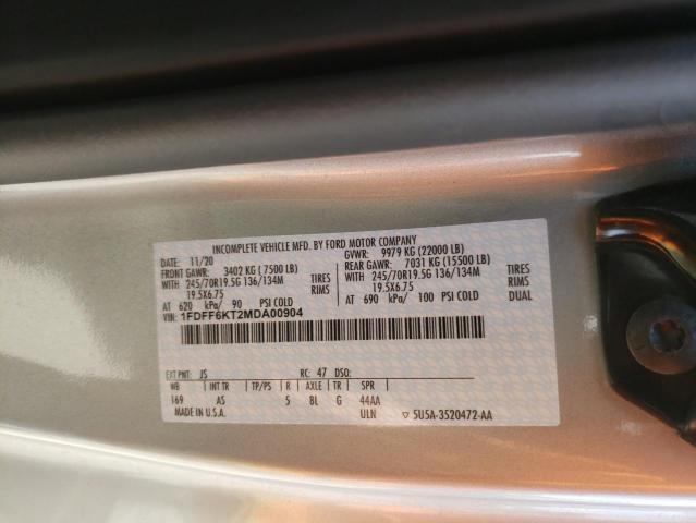 2021 FORD F600 SUPER 1FDFF6KT2MDA00904