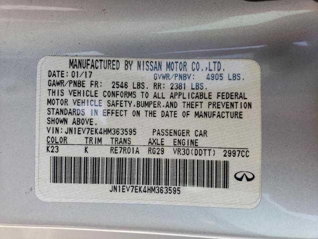 2017 INFINITI Q60 PREMIU JN1EV7EK4HM363595