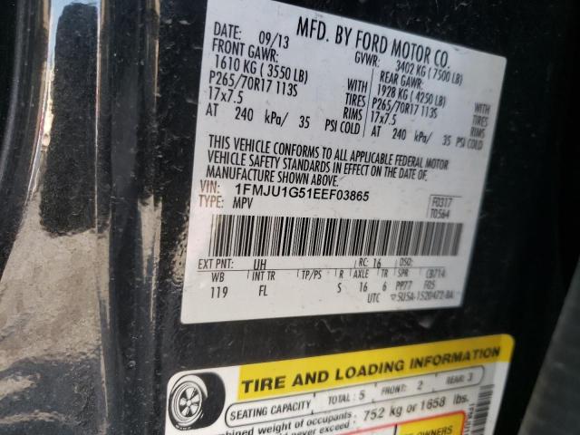 1FMJU1G51EEF03865 Ford Expedition 2014. Фото: 9