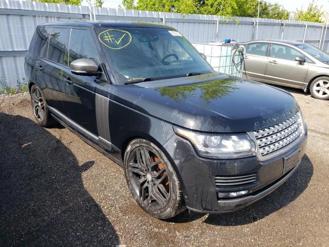 Salvage cars for sale from Copart Ontario Auction, ON: 2014 Land Rover Range Rover