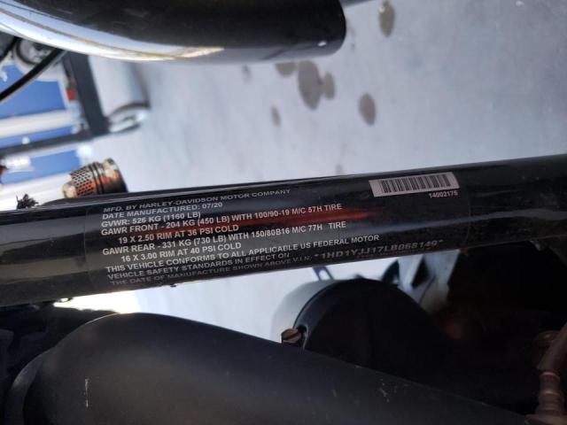 2020 HARLEY-DAVIDSON FXBB 1HD1YJJ17LB068149