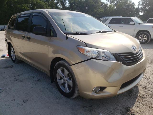Salvage cars for sale from Copart Ocala, FL: 2011 Toyota Sienna