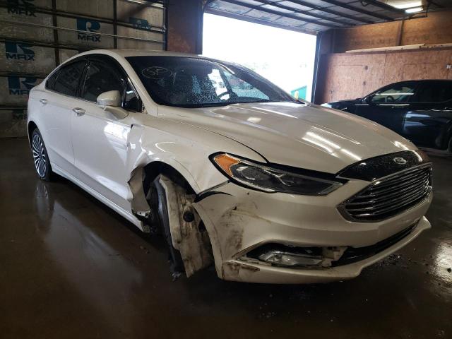 Salvage cars for sale from Copart Ebensburg, PA: 2018 Ford Fusion Titanium