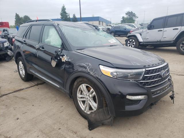 Salvage cars for sale from Copart Woodhaven, MI: 2020 Ford Explorer X