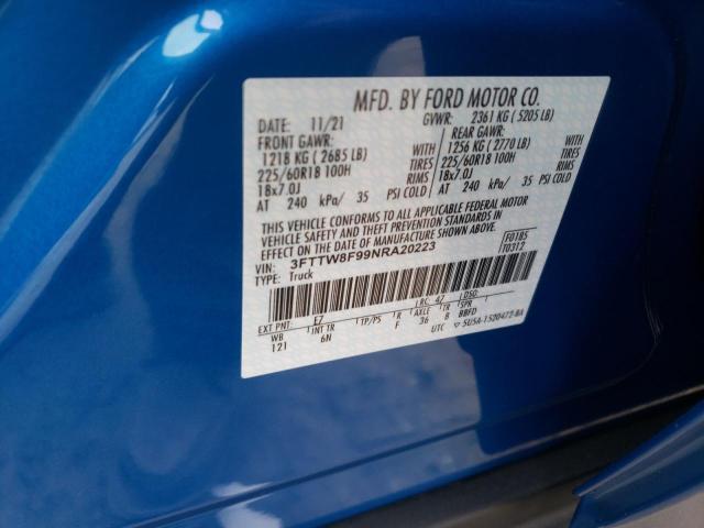 2022 FORD MAVERICK X 3FTTW8F99NRA20223
