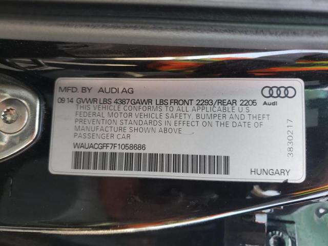 2015 Audi A3 Premium VIN: WAUACGFF7F1058686 Lot: 45749612