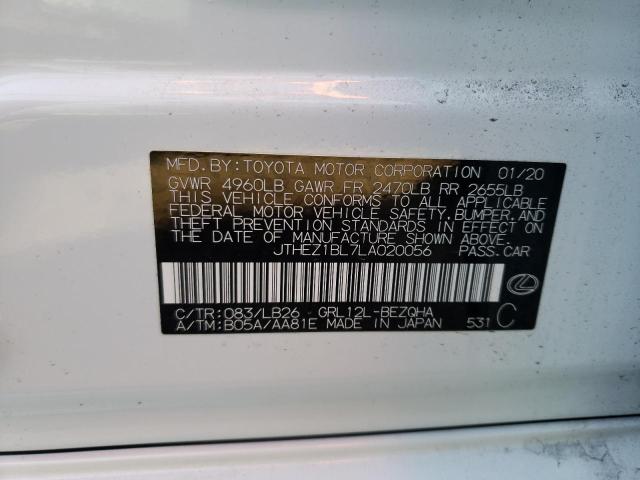 2020 LEXUS GS 350 F-S JTHEZ1BL7LA020056